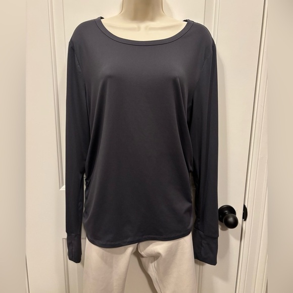 torrid Tops - Torrid Gray Long Sleeve Active Top